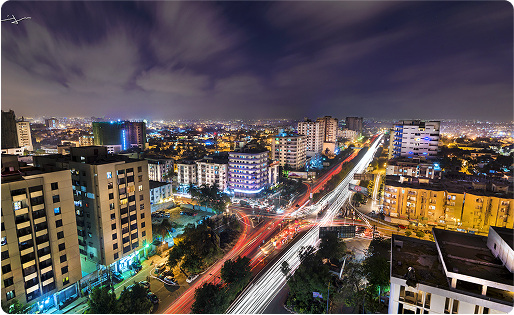 Karachi Night View